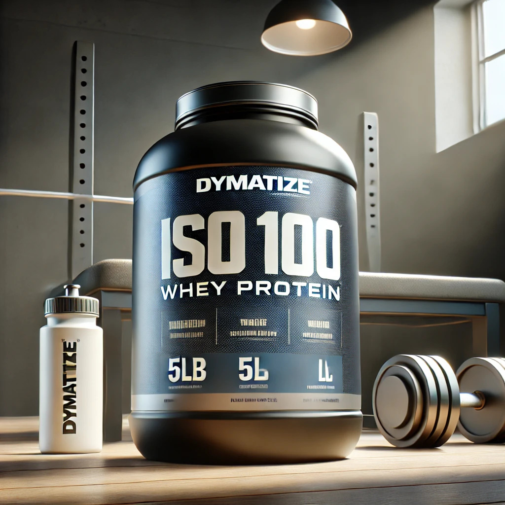 DYMATIZE ISO 100 5LB protein pack showcasing quality and effectiveness.