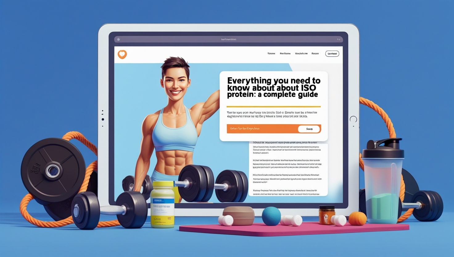 A complete guide on ISO protein – benefits, usage, and everything you need to know.