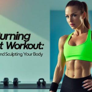 Man performing squats as part of a fat burning weight workout in the gym