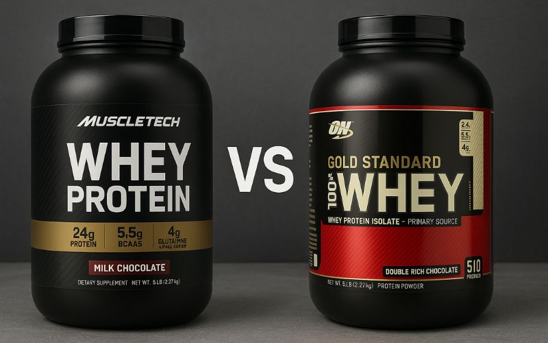Muscletech Whey Protein vs Gold Standard: